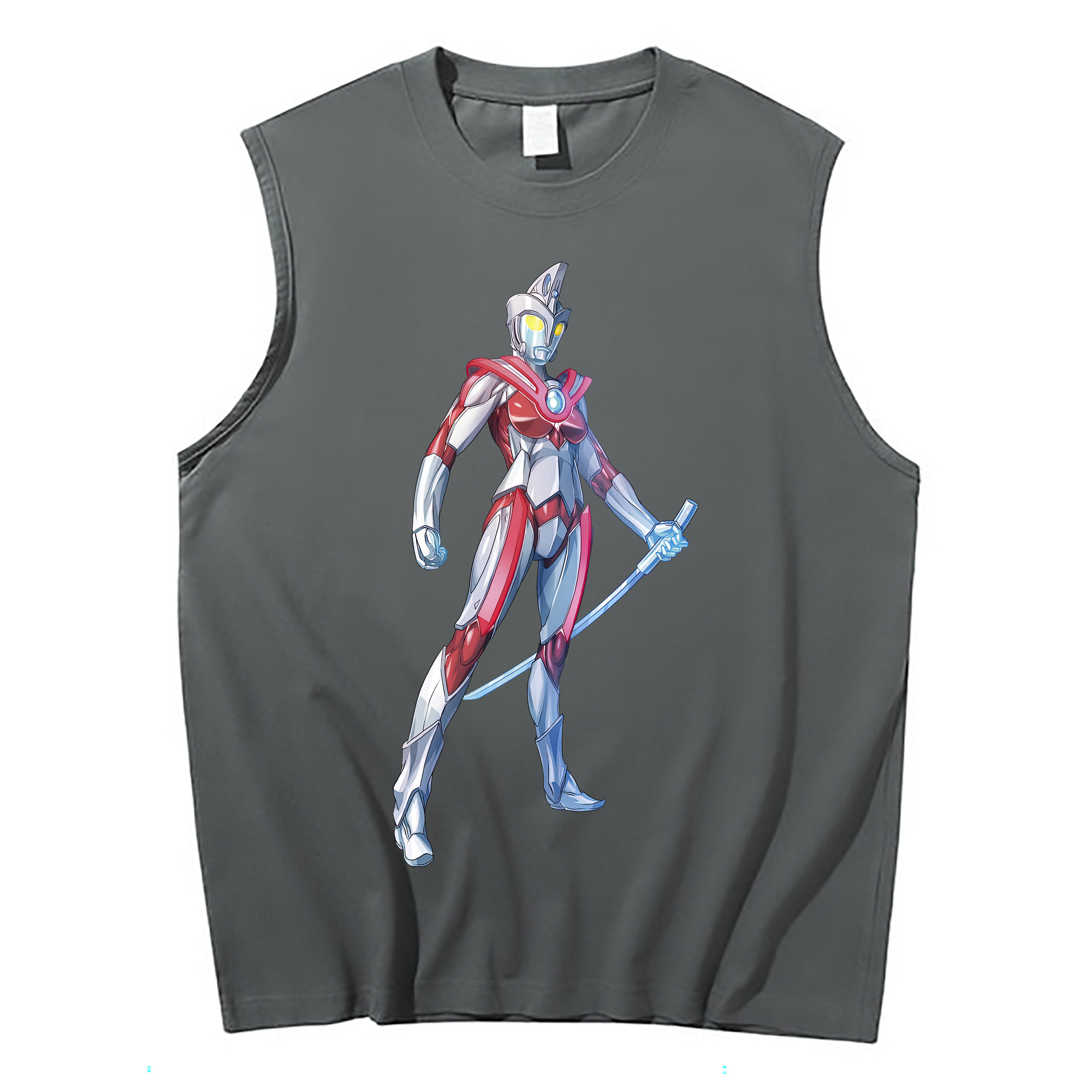 （画像用） ウルトラマン Ultraman コットン100％タンクトップ（フロントプリント）